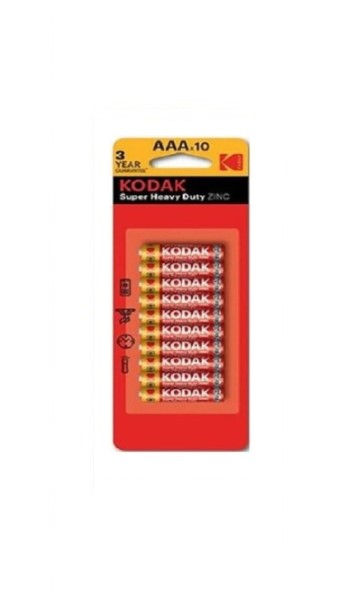 Kodak Batteries AAA Super Heavy Duty 10pk