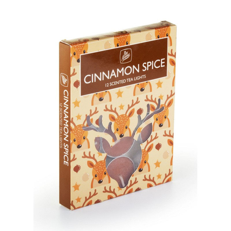 Cinnamon Spice 12pk Scented Tea Lights