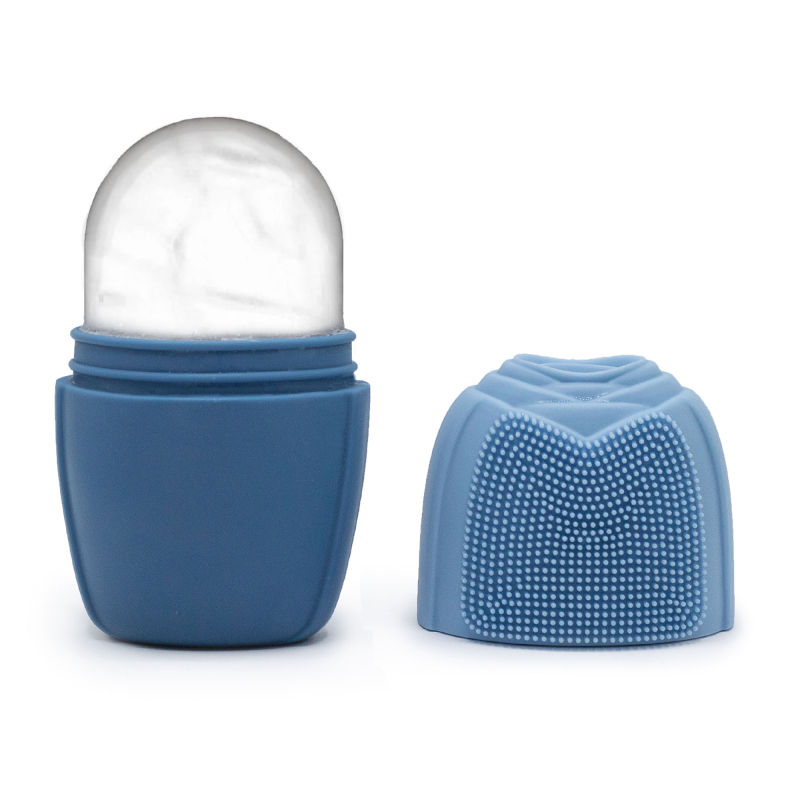 Silicone Ice Face Roller Blue