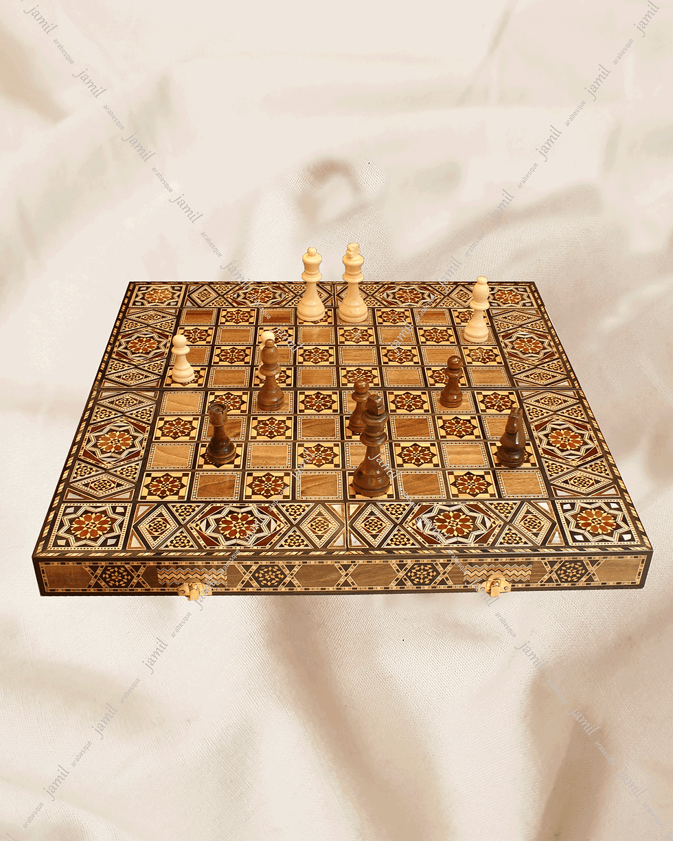 Thumbnail: Luxurious HQ-Chess/backgammon board 20"