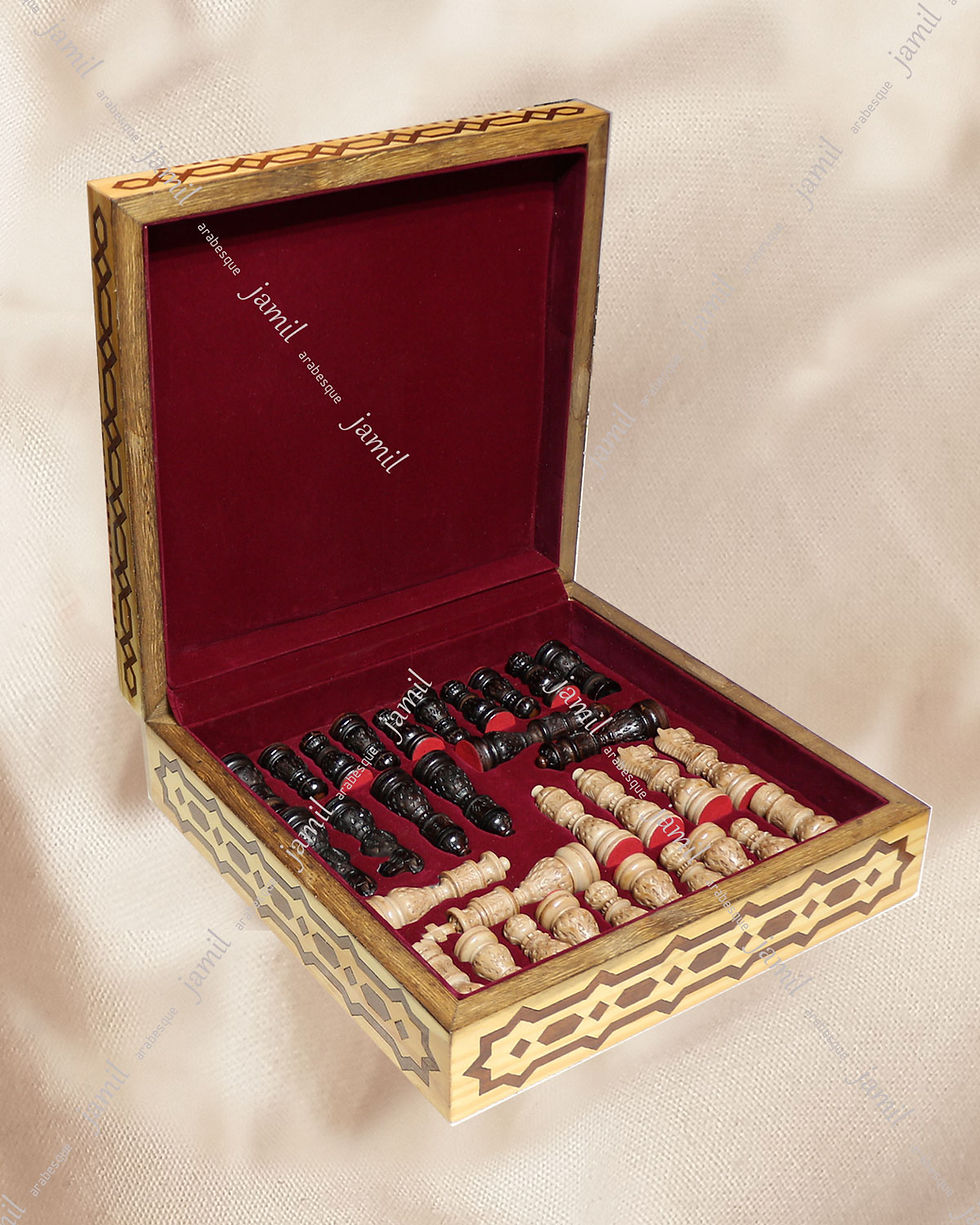Thumbnail: Set of Chess Resin Pieces, (2 x 16 pieces).