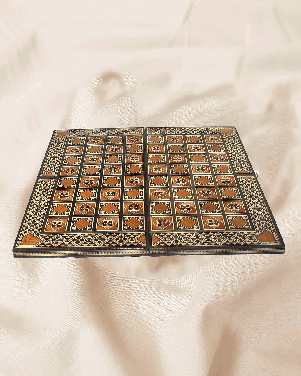 Thumbnail: 18" Large foldable H-Q Chess/Card Game Board,