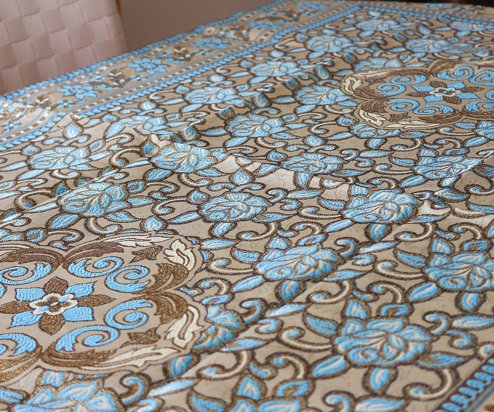 Thumbnail: Luxury Brocard fabric table cover