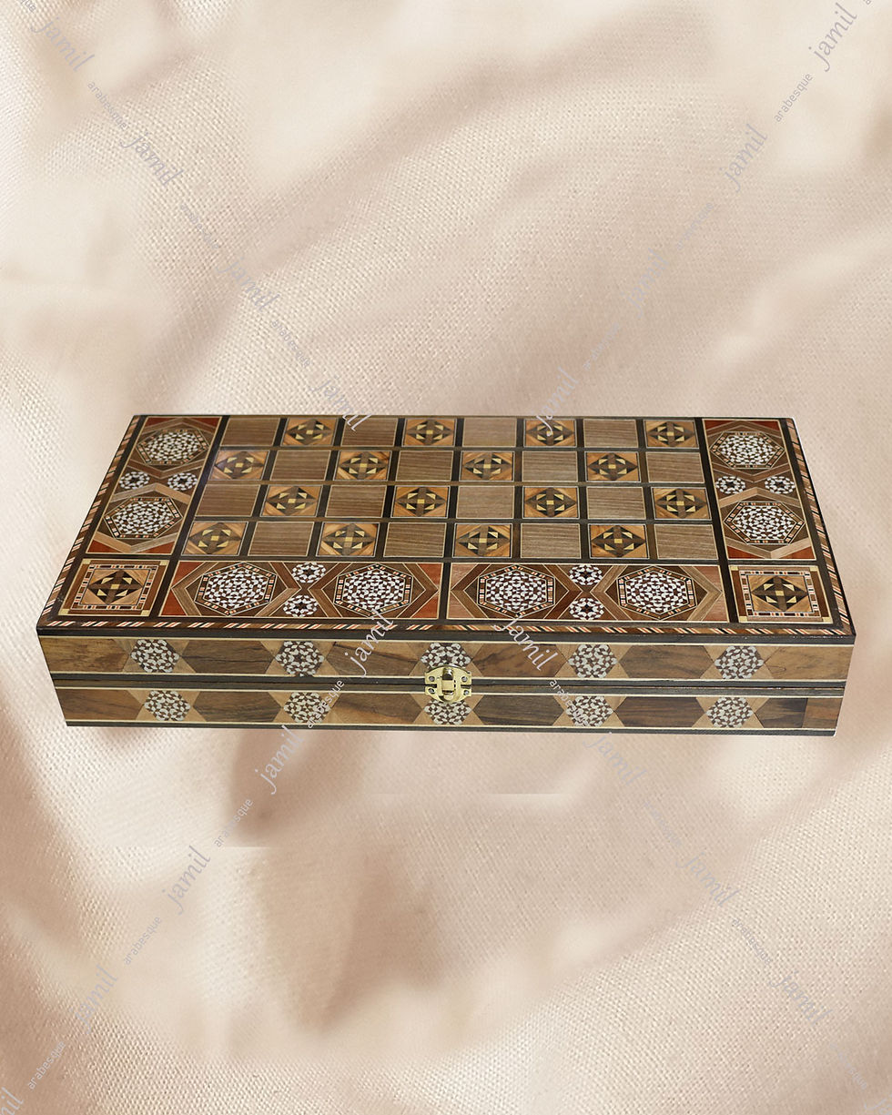 Thumbnail: 20"/50cm Chess and Backgammon Board
