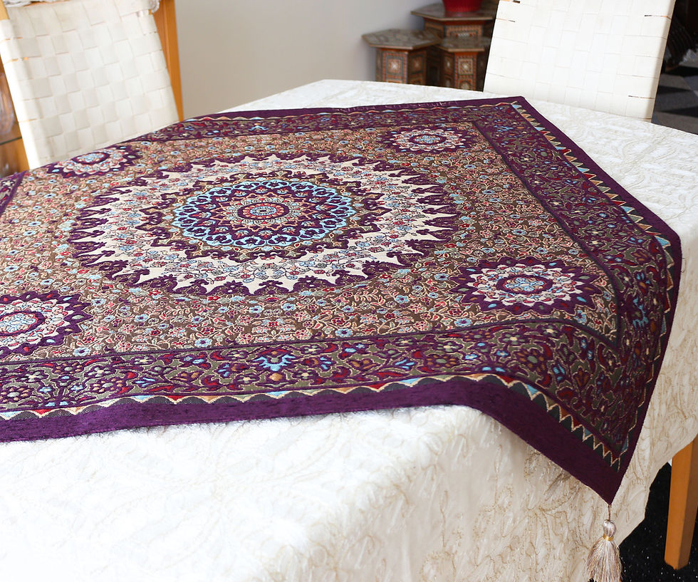 Thumbnail: Luxury Brocard fabric table cover