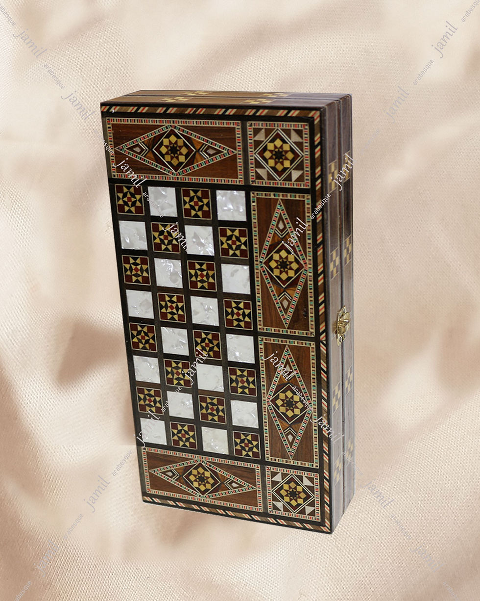 Thumbnail: 20"/50cm Chess and Backgammon Board