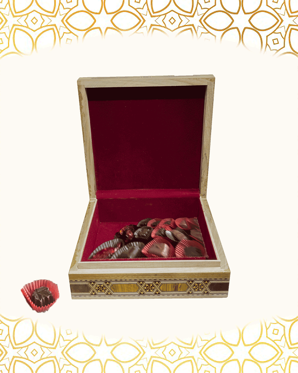 Thumbnail: Large Square Mosaic Sweets Box,