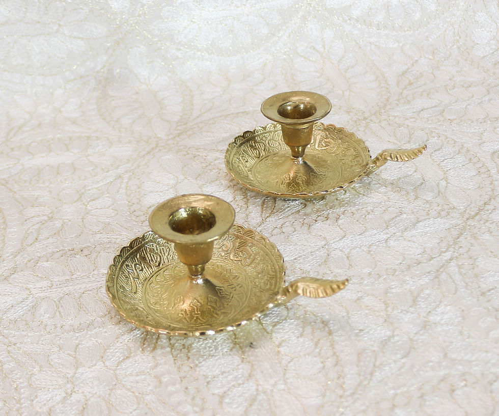 Thumbnail: Copper Candlestick holder,