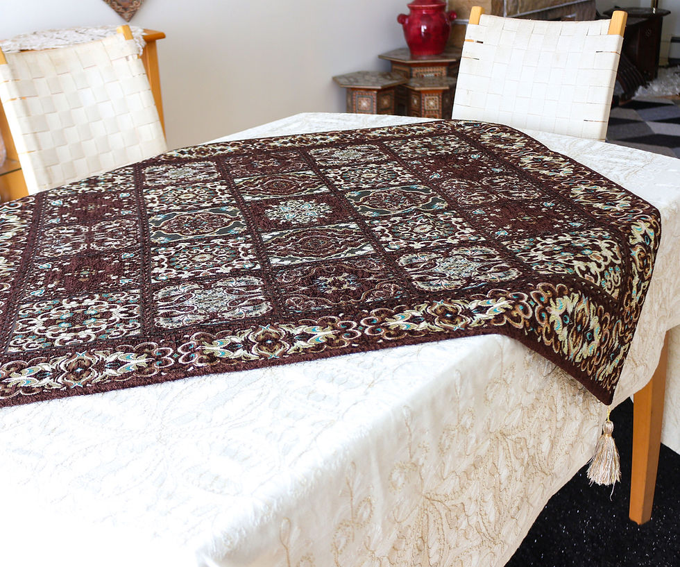 Thumbnail: Luxury Brocard fabric table cover