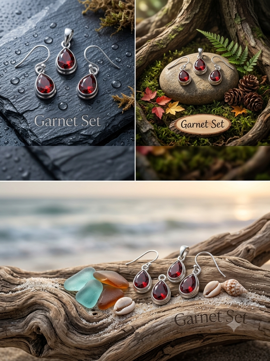 Garnet Set.