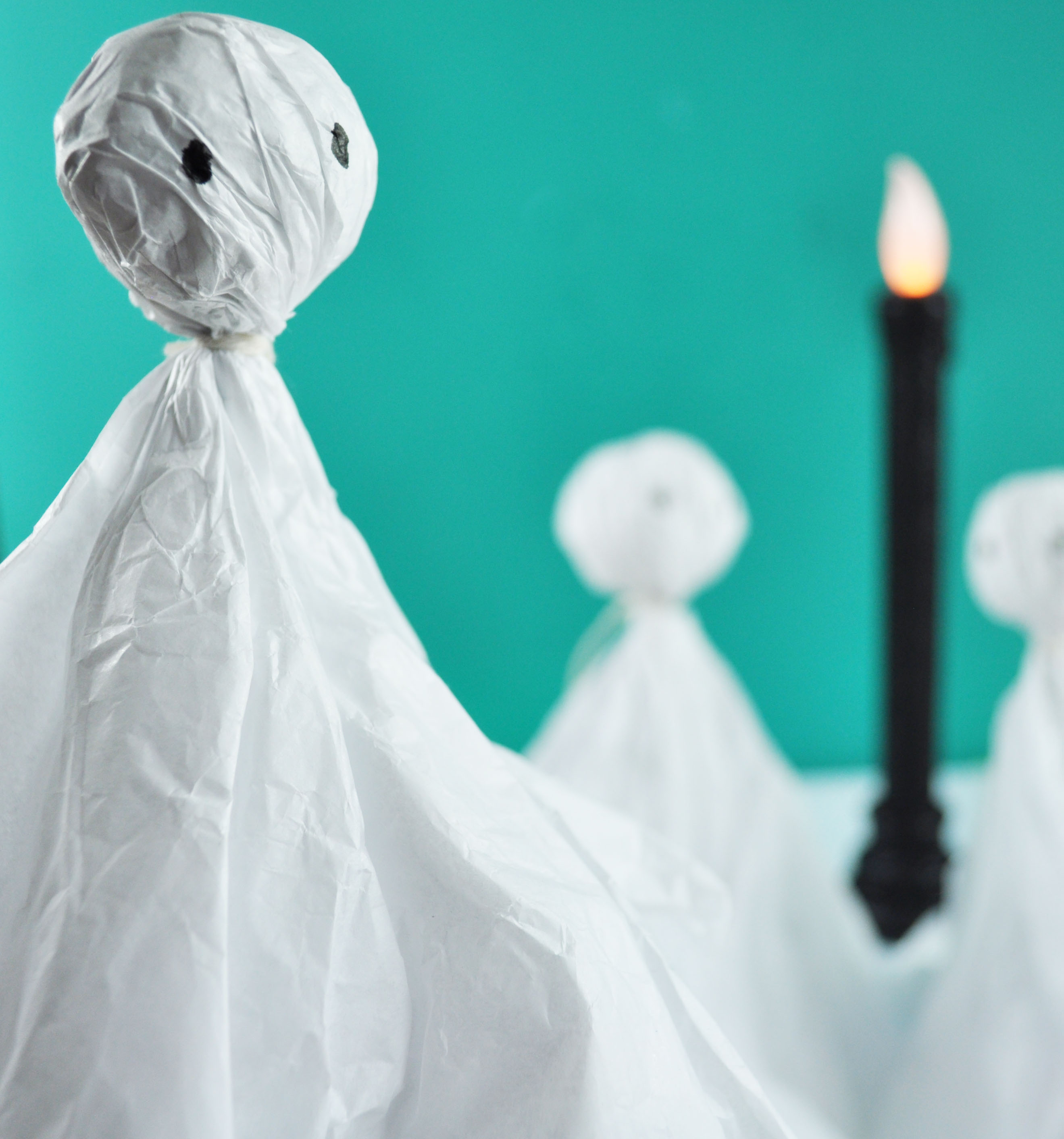 Quick craft tutorial How to make Paper Ghosts!! Makerly crafts