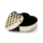 Courtly Check Heart Trinket Box display