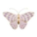 MacKenzie-Childs Violet Check Butterfly Wall Decor