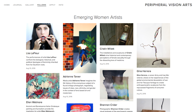 Emerging Female Artist Fellow Recipient