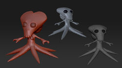 Screen Alien/ Retopo