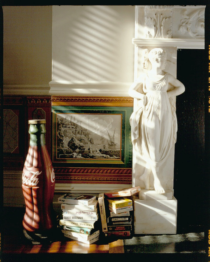 Andy Warhol's Coke Bottle and VHS Movies, In Bedroom