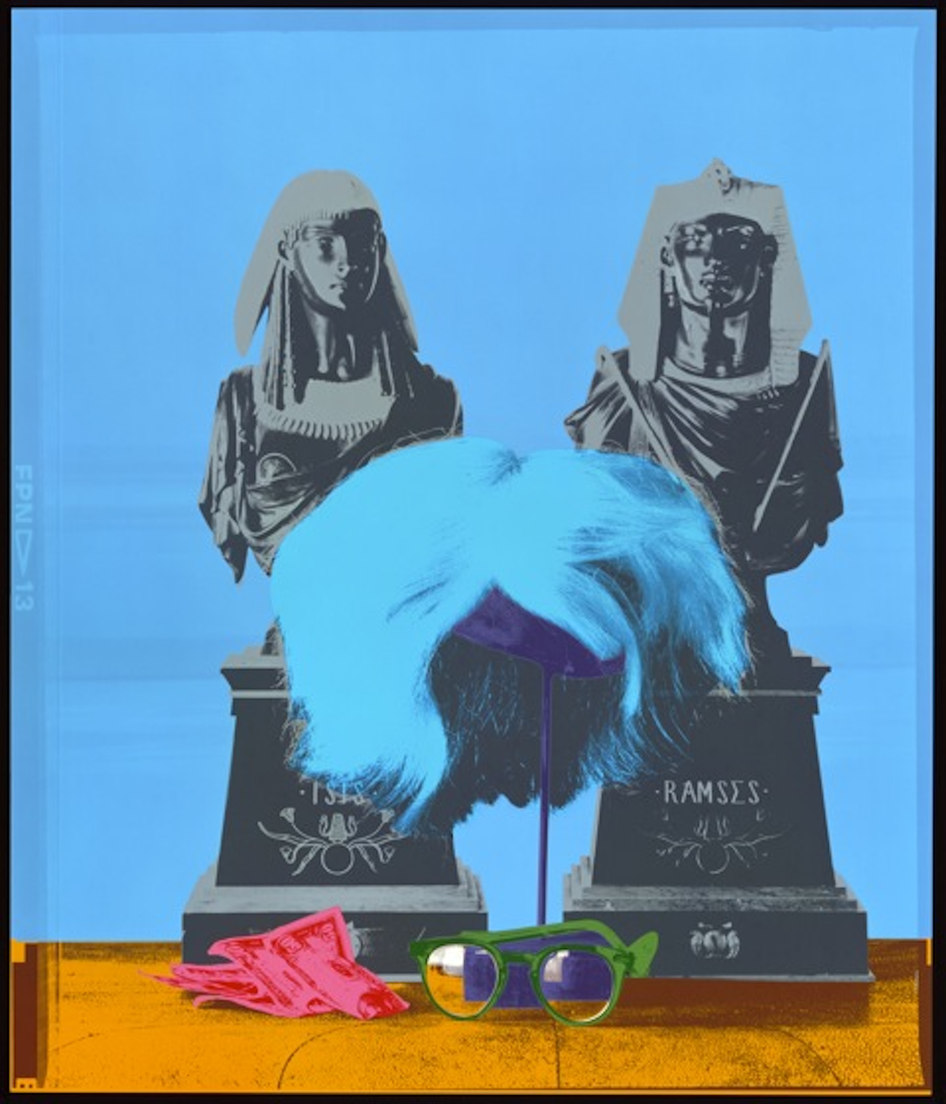Andy Warhol's Wig "Silkscreen" Marilyn Color Series