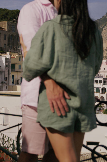 engagement photos in Capri island