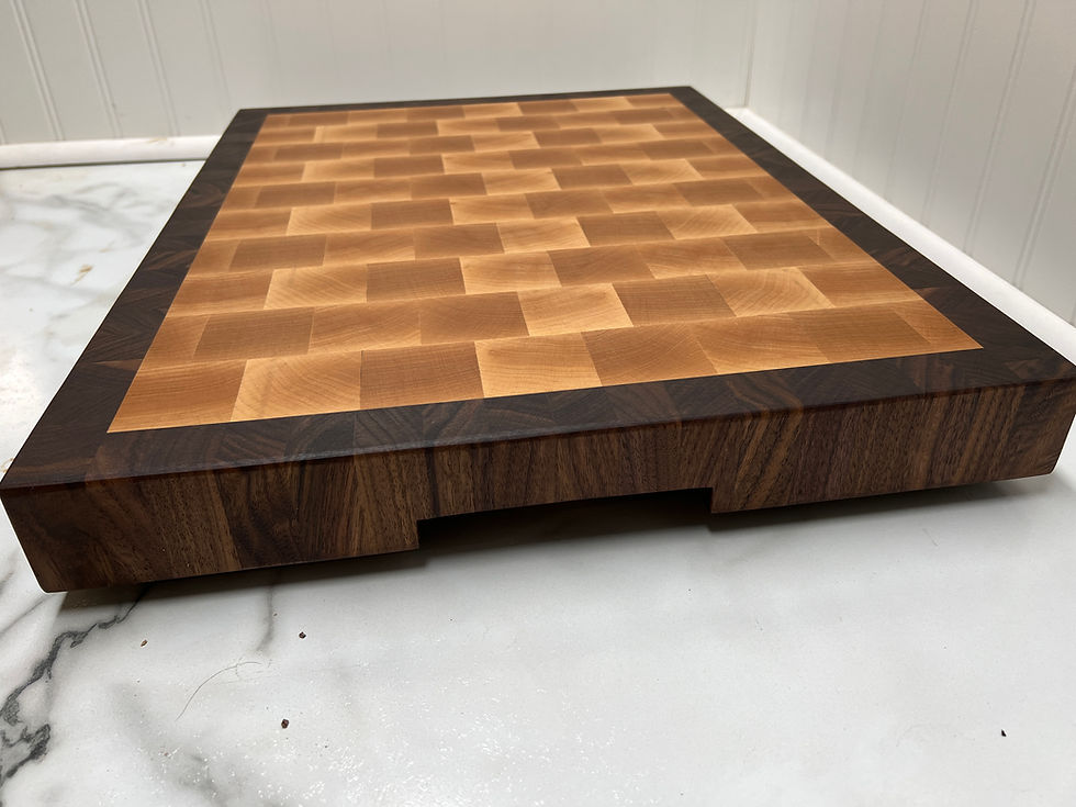 Thumbnail: Walnut framed Maple Block