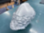 Epoxy and Resin poured onto custom 3D-Printed molds.