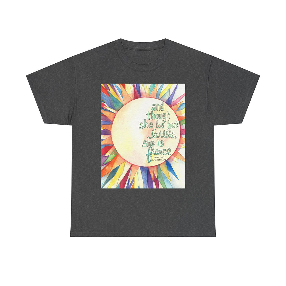 Thumbnail: She is Fierce Unisex Heavy Cotton Tee