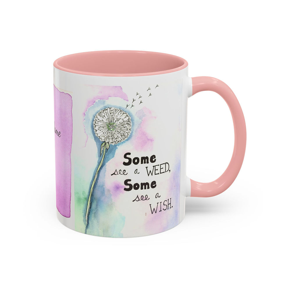 Thumbnail: Personalized Dandelion Weed/Wish Coffee Mug - 11oz & 15oz