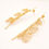 Miniature : Boucles d'oreilles Filament Pétale