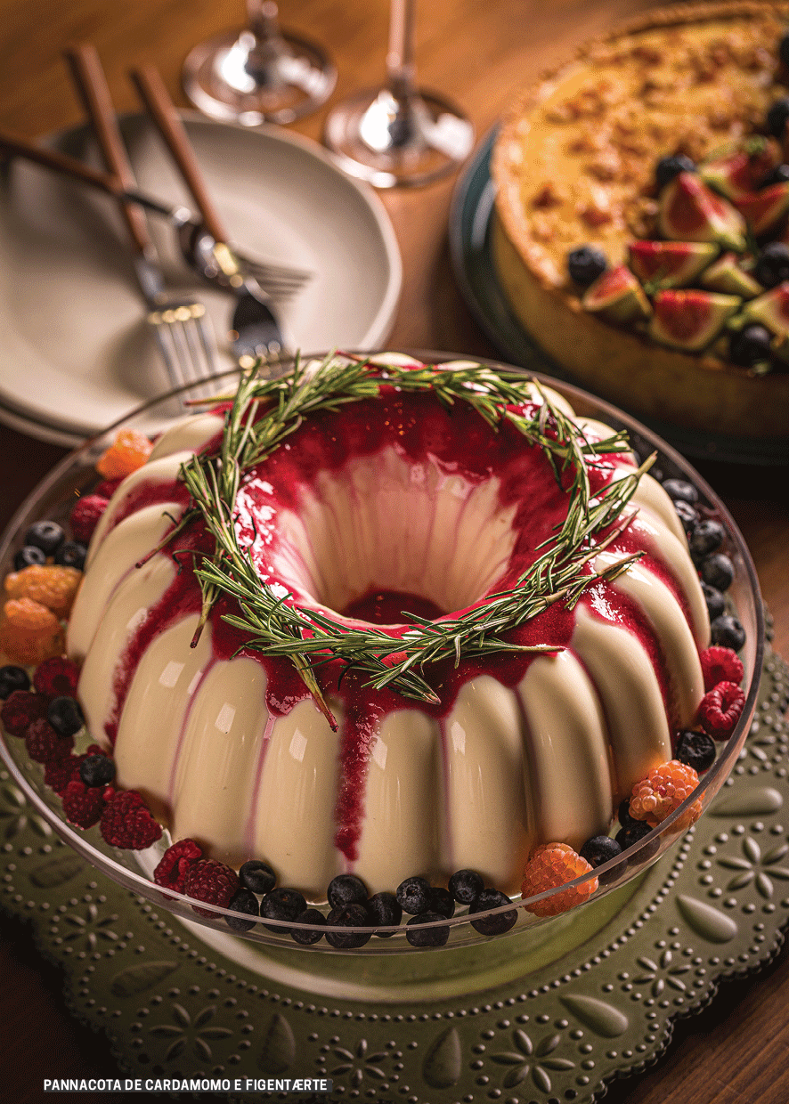 cardápio de encomendas de Natal sobremesas