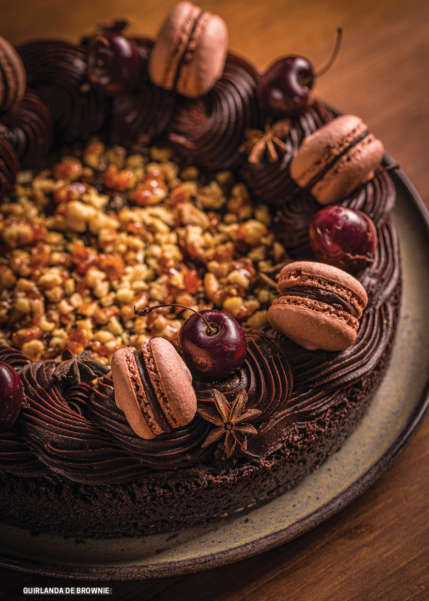 cardápio de encomendas de Natal bolos