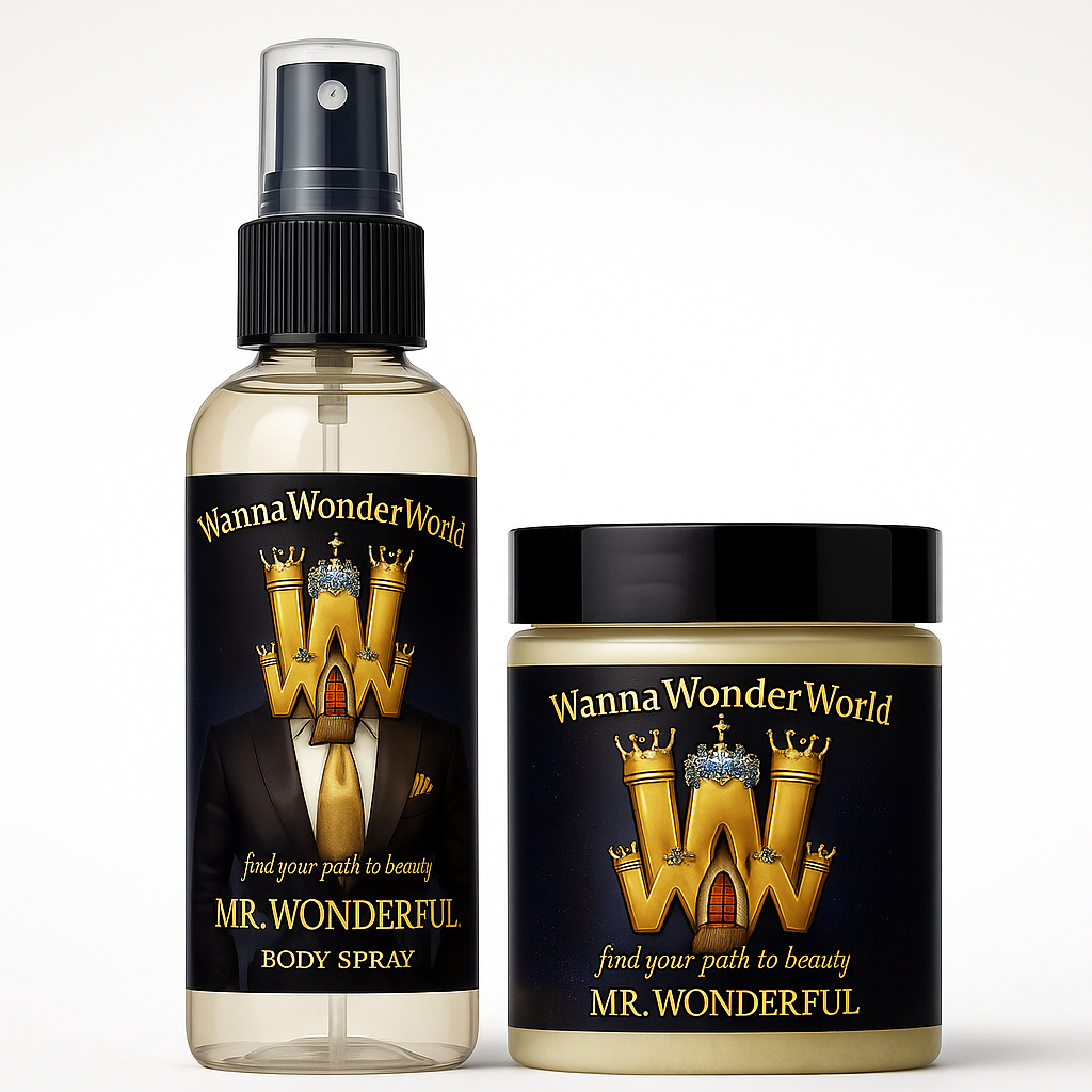 Wanna Wonder World body spray and Mr. Wonderful Body Butter find your path to beauty