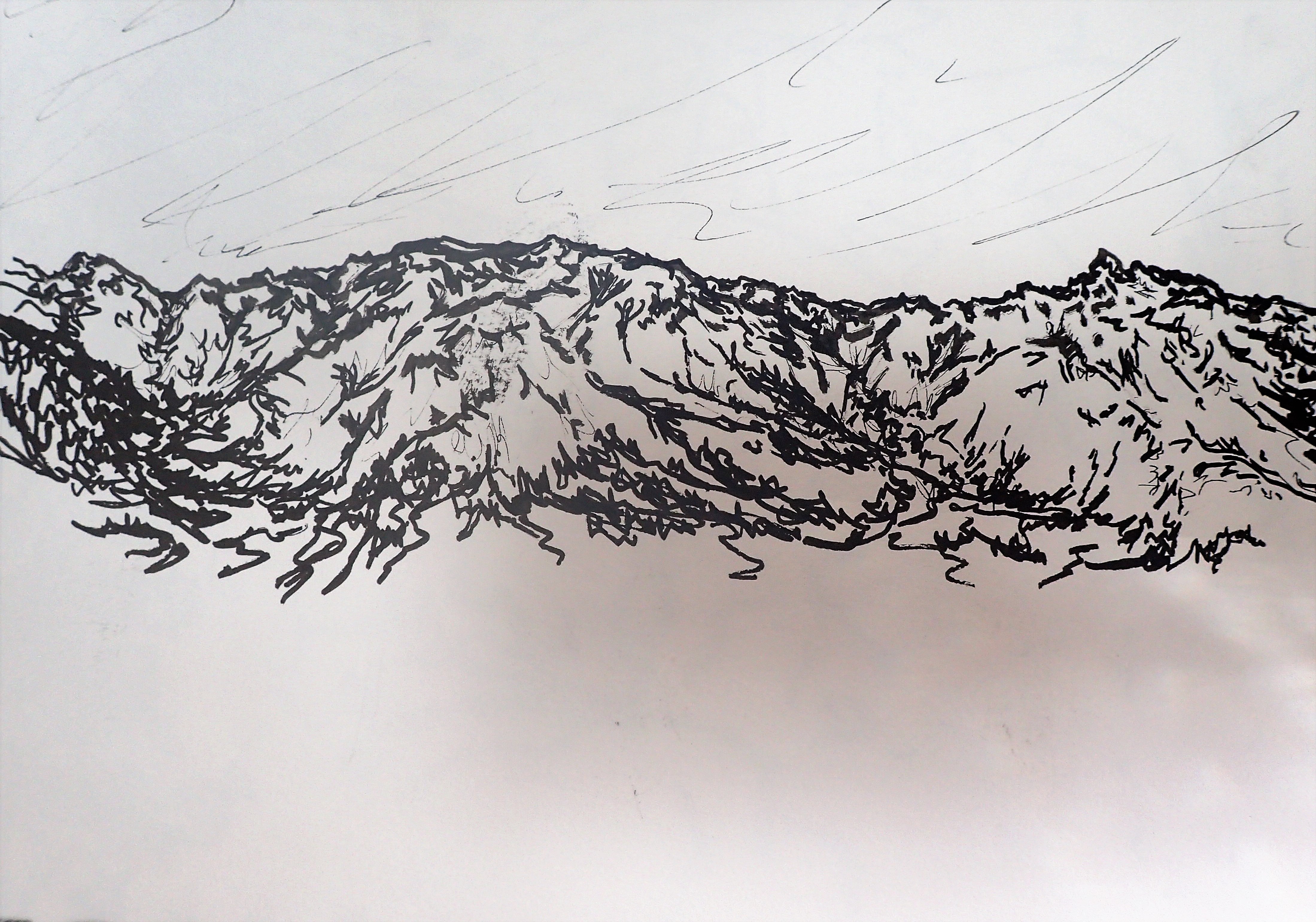 line study - mountains