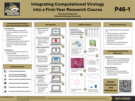 Integrating Computational Virology into a First-Year Research Course - ASV 2026