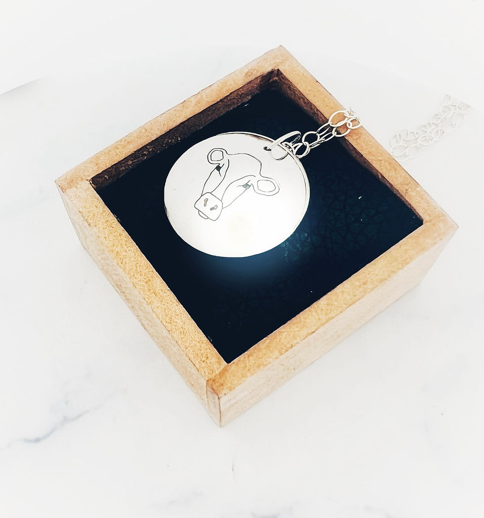 Thumbnail: Vegan for Them Pig or Cow Locket
