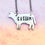 Thumbnail: Custom Word Cow Necklace