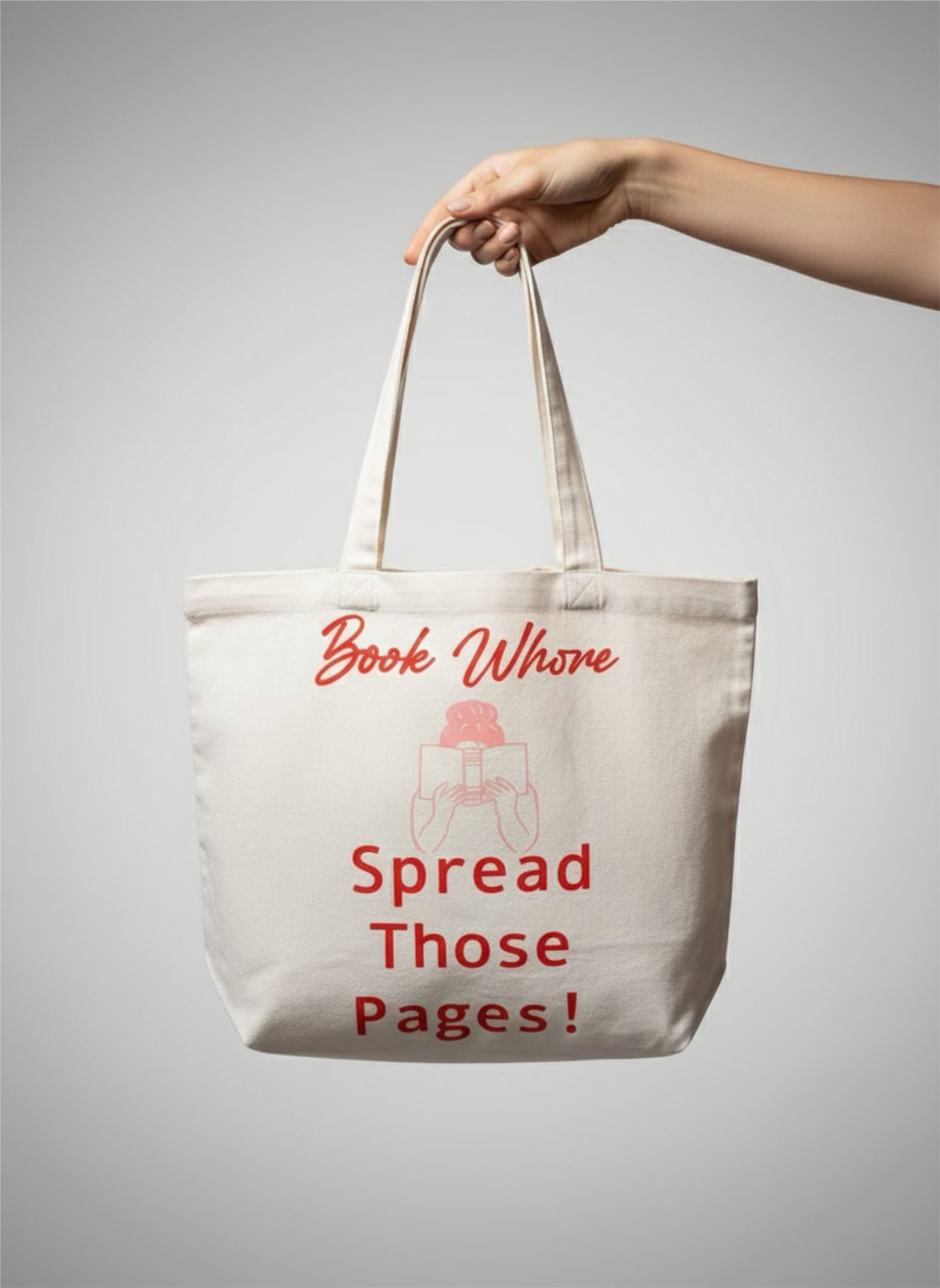 Book Whore Spread Those Pages Book Tote