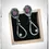 Thumbnail: Petals Rose Cut Garnet Flower Earrings
