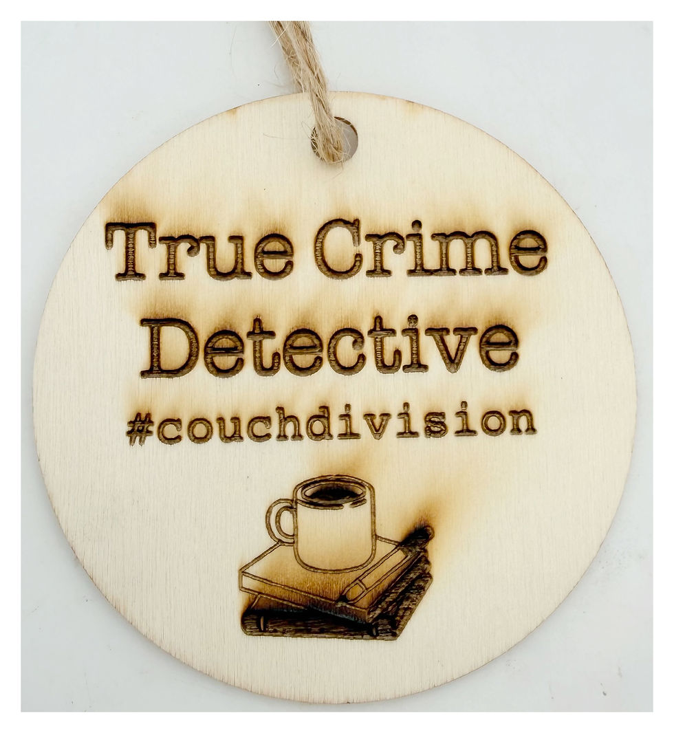 Thumbnail: True Crime Detective #couchdivision Holiday Ornament 
