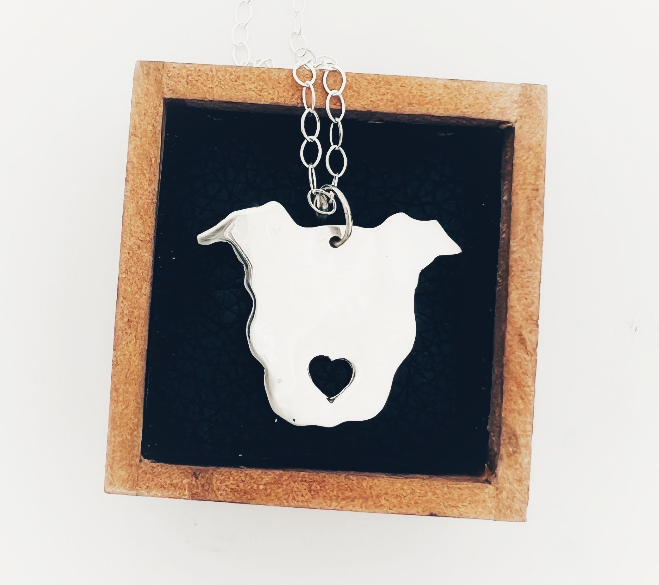 Dog Heart Nose Necklace 