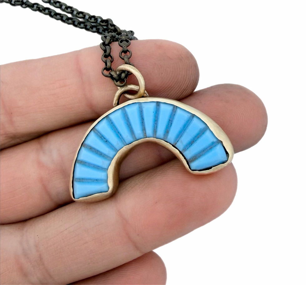 Thumbnail: Turquoise Rainbow Necklace 
