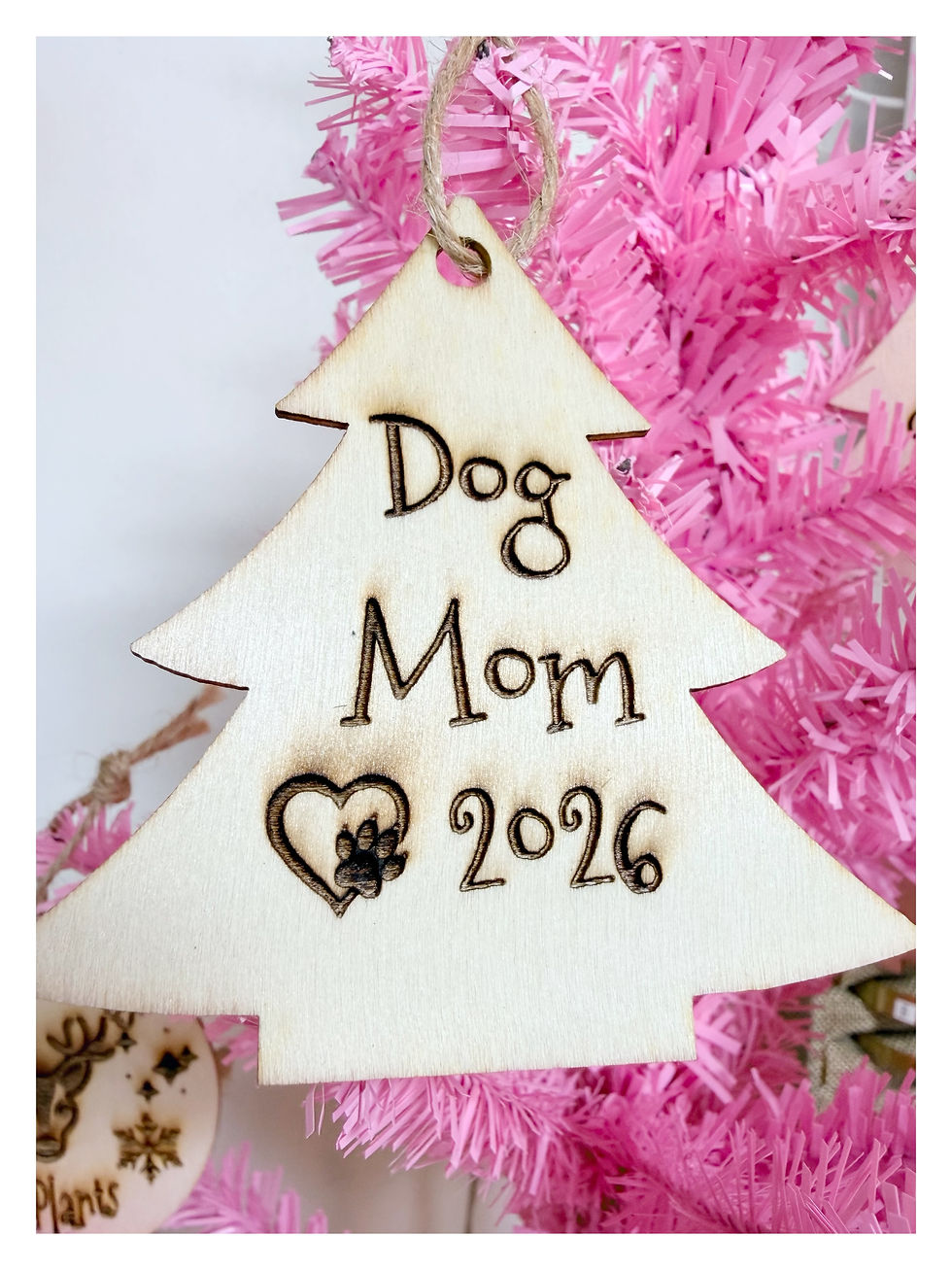 Hình thu nhỏ: Dog Mom 2026 Christmas Tree Ornament