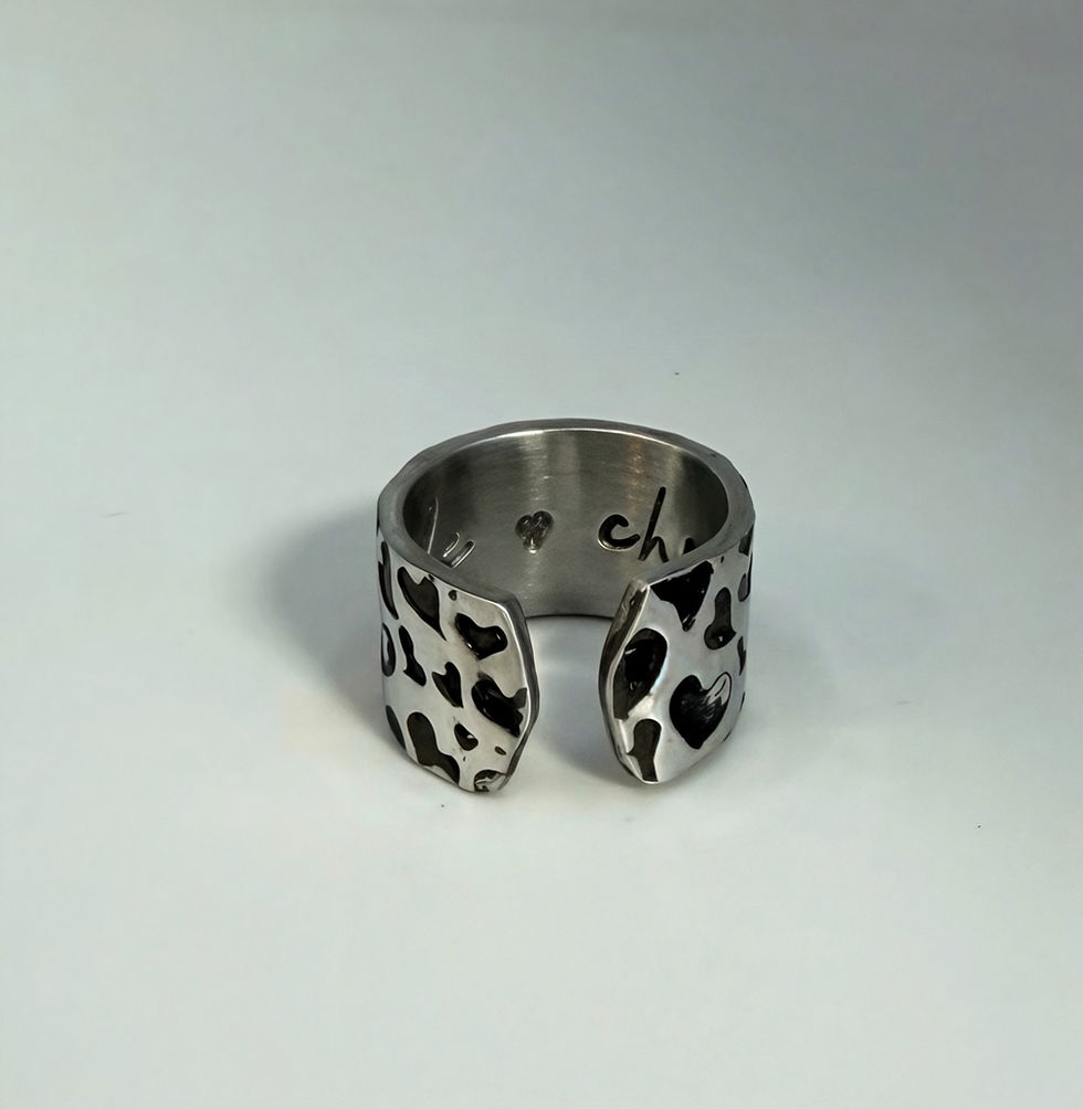 Miniature : Hearts Couples Names Ring