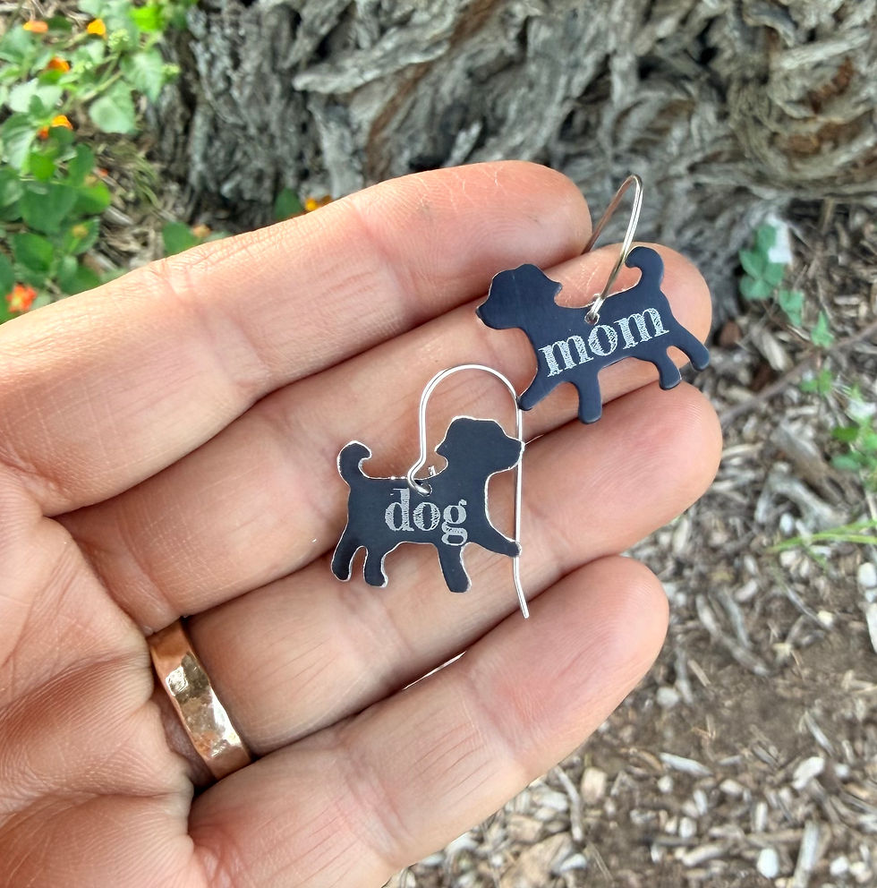 Thumbnail: Dog Mom Earrings 