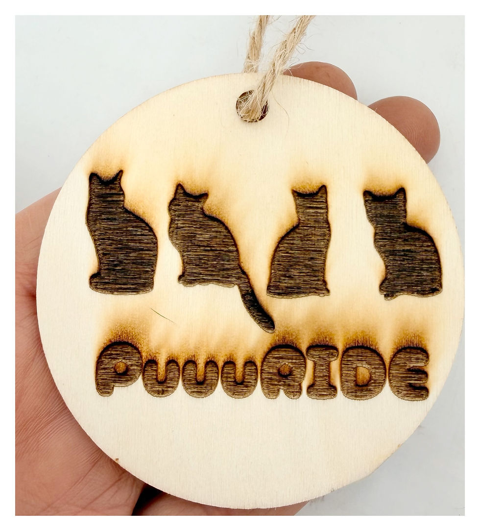 Miniaturebillede: PuuuRIDE Cats Christmas Ornament