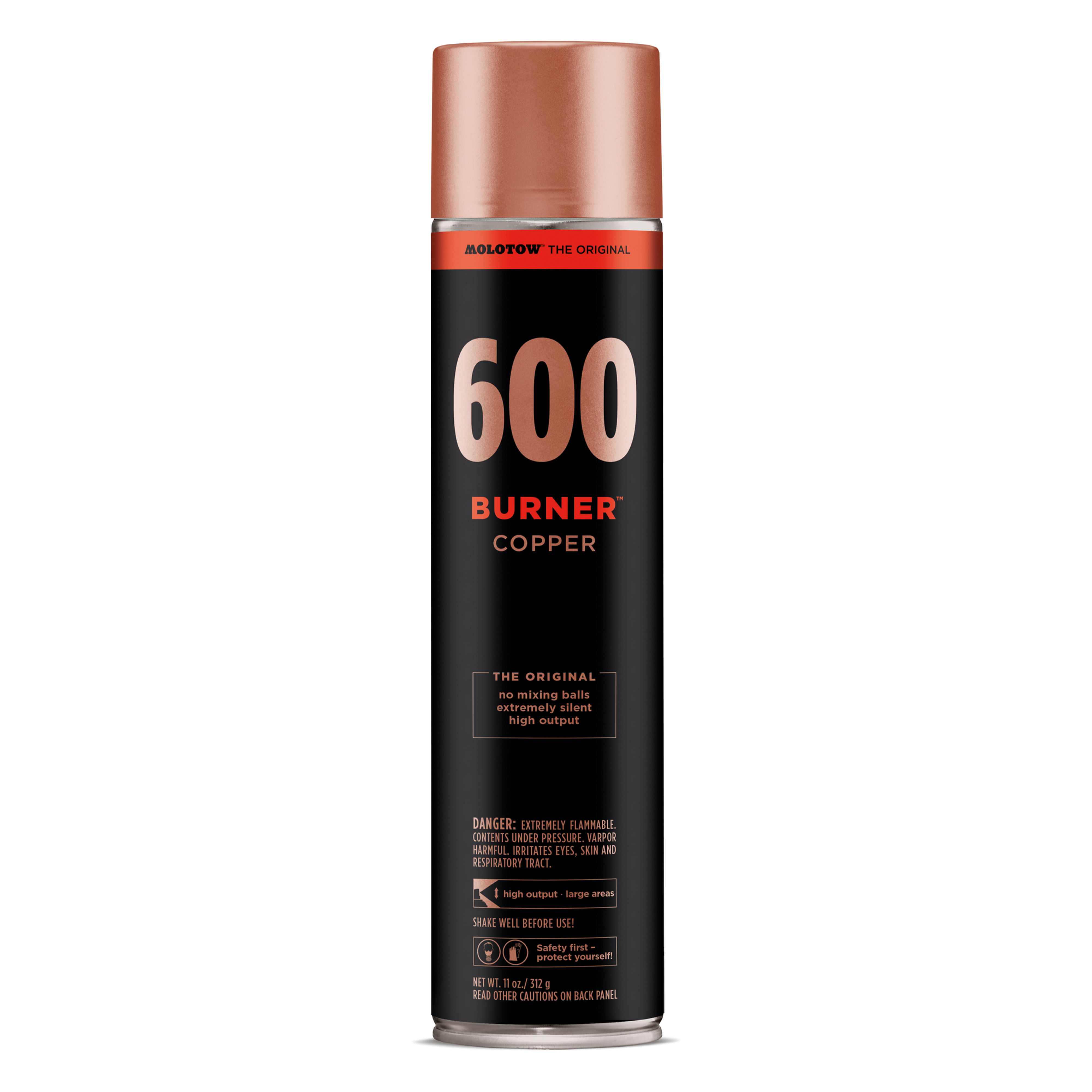 Bombe de peinture Burner cuivre 600ml