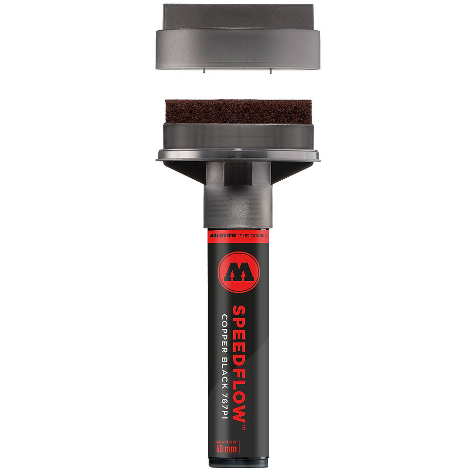 Marqueur Masterpiece Speedflow Copper black 60mm