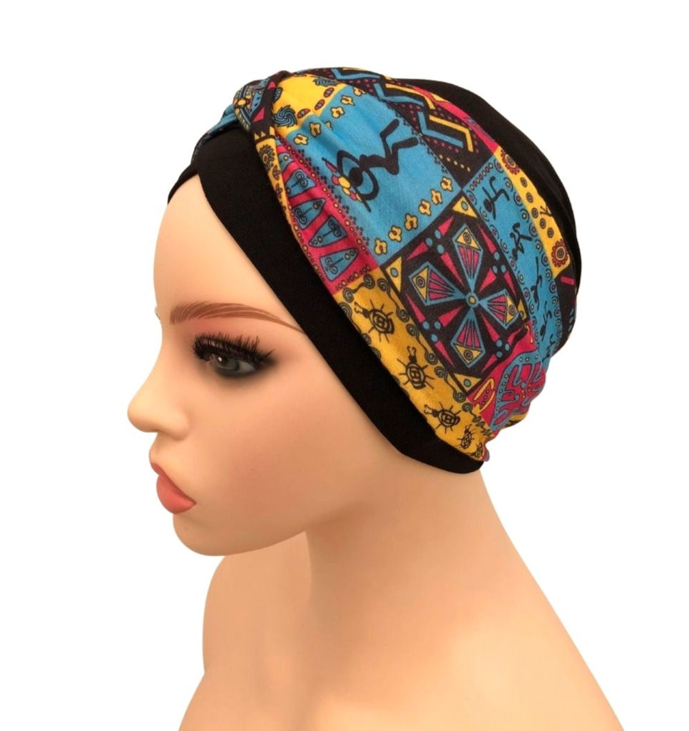 Thumbnail: Wide Twist Headband Beach Carnival