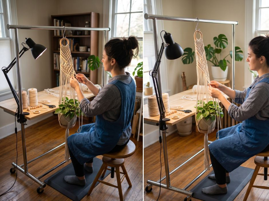 Workstation ergonomics lighting. Image by Aasri Living. All rights reserved.