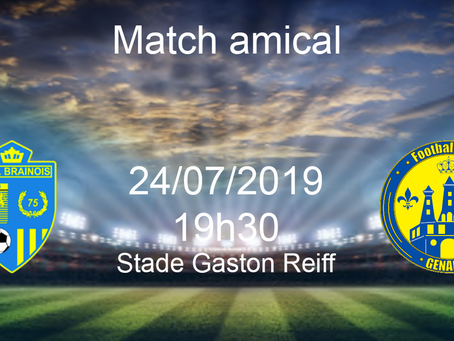1er match amical ce mercredi