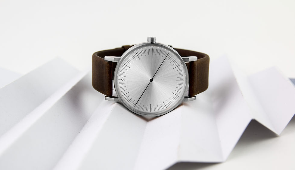 design watch , leather strap ,one hand watch , design watch , rose gold watch ,one hand watch ,simpl watches , นาฬิกา simpl , watch store ,modern watch , minimal watches, classic watch