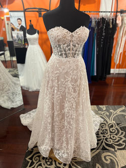 Prairie-strapless-a-line-wedding-dress-illusion-bodice-removable-sleeves-pockets